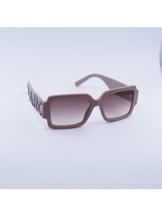 Marc Jacobs MARC 693/S 0NOY HA Sunglasses Nude/Brown Square Frame, Brown Lenses main image 4